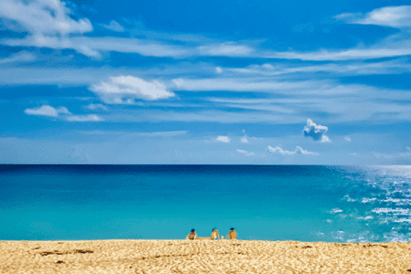 Incredible hidden beach near La Isla Shopping Village